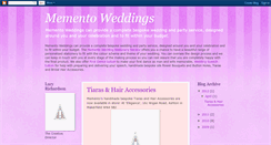 Desktop Screenshot of mementoweddingstationery.blogspot.com