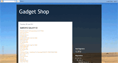 Desktop Screenshot of gadget-shoping.blogspot.com