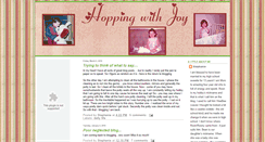 Desktop Screenshot of hoppingwithjoy.blogspot.com