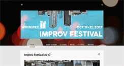 Desktop Screenshot of improvfestival.blogspot.com