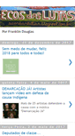 Mobile Screenshot of ecosdaslutas.blogspot.com