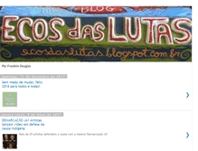 Tablet Screenshot of ecosdaslutas.blogspot.com