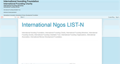 Desktop Screenshot of internationalngos-n.blogspot.com