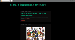 Desktop Screenshot of harald-siepermann-interview.blogspot.com