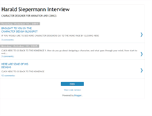 Tablet Screenshot of harald-siepermann-interview.blogspot.com