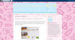 Desktop Screenshot of littletotsbabyshop.blogspot.com