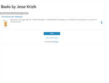 Tablet Screenshot of krizikbooks.blogspot.com