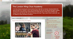 Desktop Screenshot of londonwingchunacademy.blogspot.com