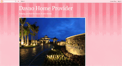 Desktop Screenshot of davaohomeprovider-janette.blogspot.com