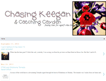 Tablet Screenshot of chasinkeegan.blogspot.com