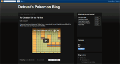 Desktop Screenshot of detrust-pokemonblog.blogspot.com