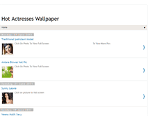 Tablet Screenshot of hotactresseswallpaper.blogspot.com