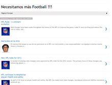 Tablet Screenshot of necesitamosmasfootball.blogspot.com