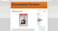 Desktop Screenshot of encyclopediaparnassa.blogspot.com