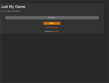 Tablet Screenshot of justmygame.blogspot.com