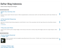 Tablet Screenshot of daftarblogindonesia.blogspot.com