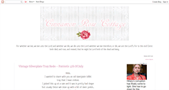 Desktop Screenshot of cinnamonrosecottage.blogspot.com