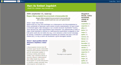 Desktop Screenshot of emberijogok.blogspot.com
