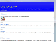 Tablet Screenshot of chistecubano.blogspot.com