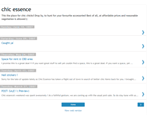 Tablet Screenshot of chic-essence.blogspot.com