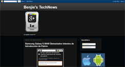 Desktop Screenshot of benjietechnews.blogspot.com