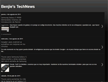 Tablet Screenshot of benjietechnews.blogspot.com