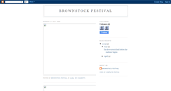 Desktop Screenshot of brownstock-festival.blogspot.com