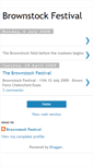 Mobile Screenshot of brownstock-festival.blogspot.com