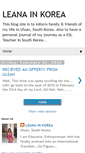 Mobile Screenshot of leanainkorea.blogspot.com