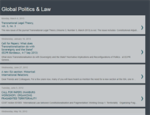 Tablet Screenshot of globalpoliticslaw.blogspot.com