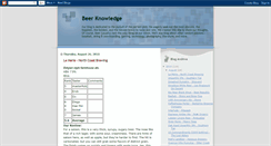Desktop Screenshot of beerknowledge.blogspot.com