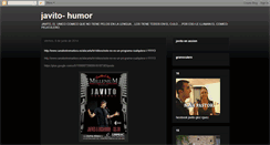 Desktop Screenshot of javito-humor.blogspot.com