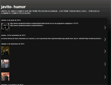 Tablet Screenshot of javito-humor.blogspot.com