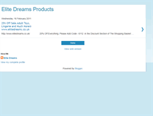 Tablet Screenshot of elitedreamsuk.blogspot.com