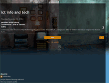 Tablet Screenshot of ictinfoandtech.blogspot.com