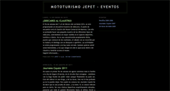 Desktop Screenshot of mototurismojepeteventos.blogspot.com