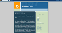 Desktop Screenshot of garrulousboy.blogspot.com