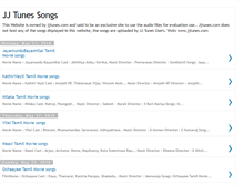 Tablet Screenshot of jjtunes.blogspot.com