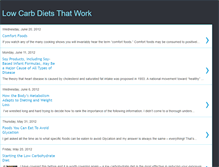 Tablet Screenshot of lowcarbdietsthatwork.blogspot.com