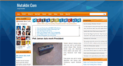 Desktop Screenshot of mutakbir.blogspot.com