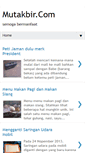 Mobile Screenshot of mutakbir.blogspot.com