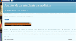 Desktop Screenshot of estudiandomedicina.blogspot.com