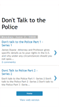 Mobile Screenshot of donttalktopolice.blogspot.com