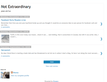 Tablet Screenshot of notextraordinary.blogspot.com