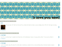 Tablet Screenshot of iloveyoubest.blogspot.com