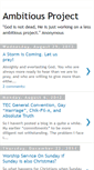 Mobile Screenshot of ambitiousproject.blogspot.com