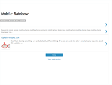 Tablet Screenshot of mymobilerainbow.blogspot.com