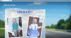 Desktop Screenshot of lifeasacarr.blogspot.com