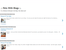 Tablet Screenshot of petswithblogs.blogspot.com