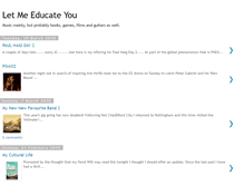 Tablet Screenshot of letmeeducateyou.blogspot.com